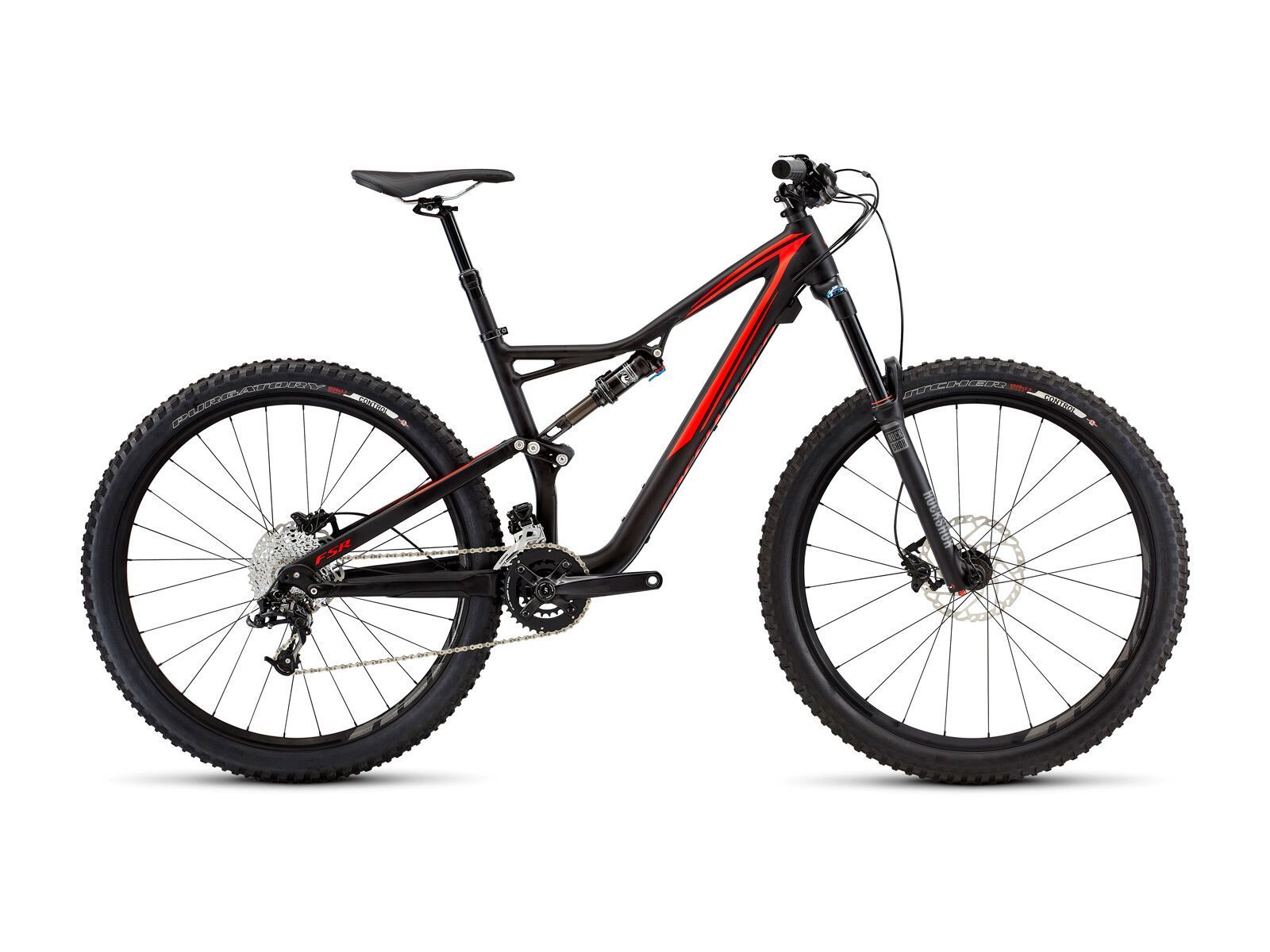 Specialized Stumpjumper FSR Comp 650b, satin black/rocket red - Bild 1
