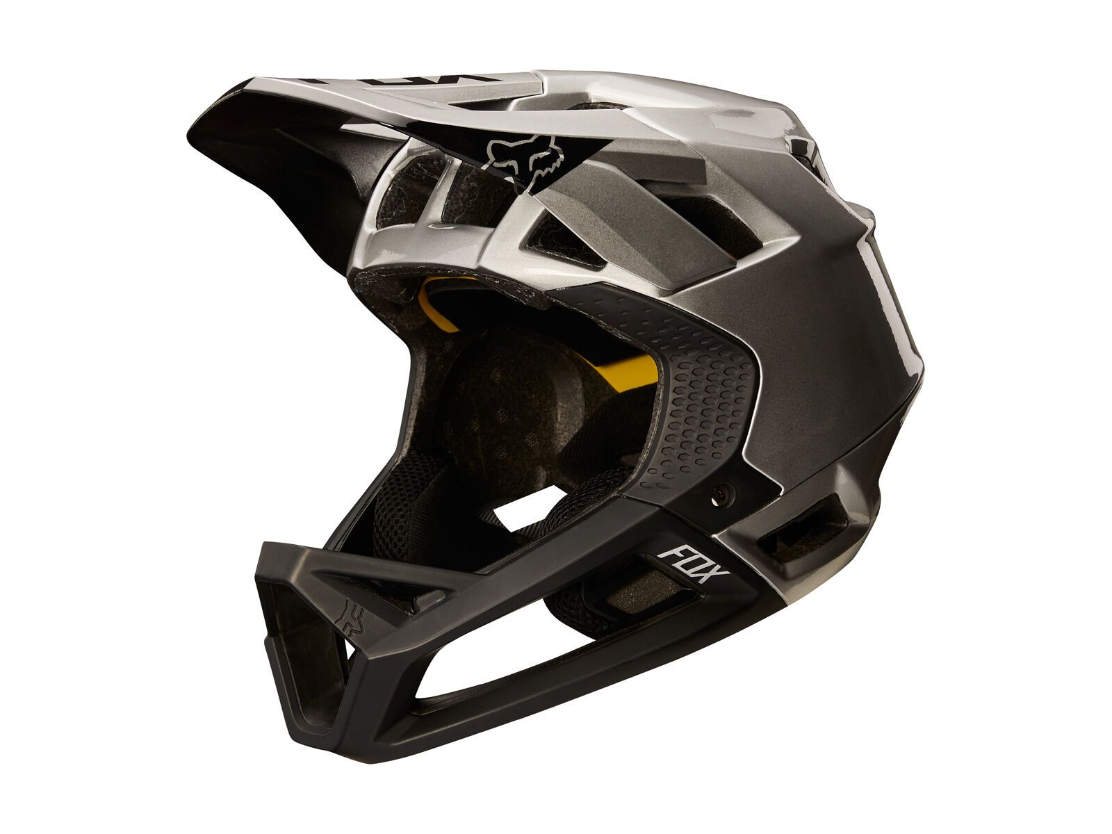 Fox Proframe Helmet Moth, black/silver - Bild 1