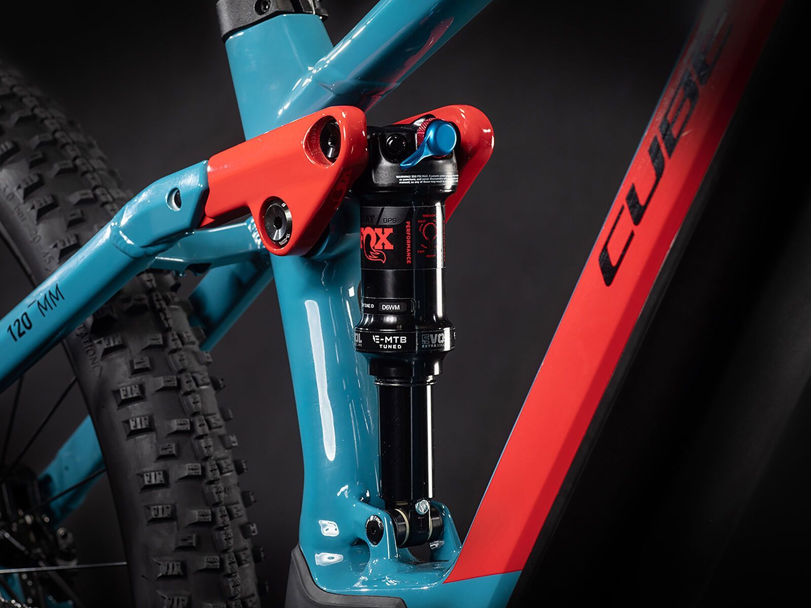 Cube Stereo Hybrid 120 Race 625 29, blue´n´red - Bild 4