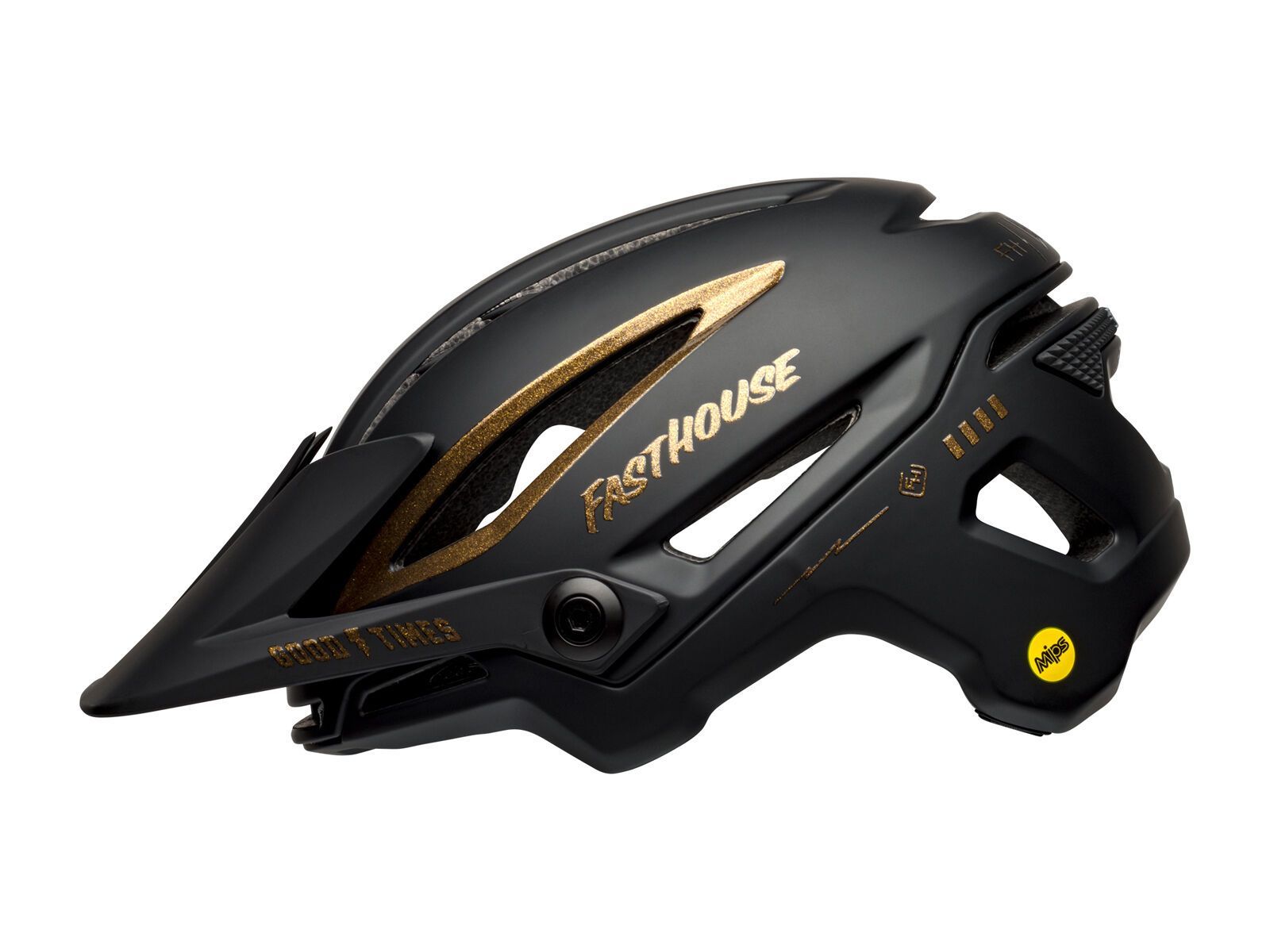 Bell Sixer MIPS Fasthouse, matte/gloss black/gold - Bild 1