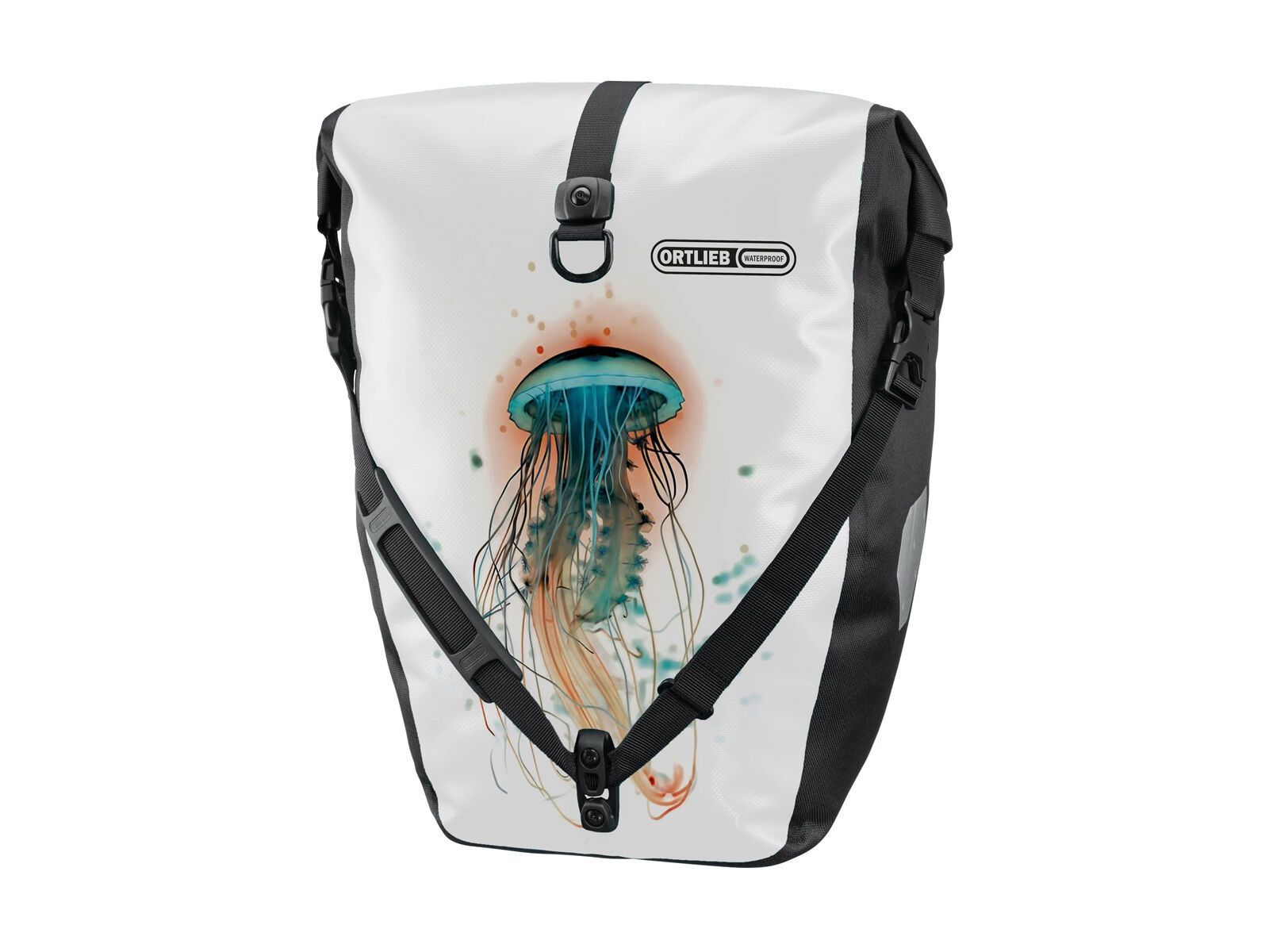 ORTLIEB Back-Roller Design Jellyfish, white/black - Bild 1