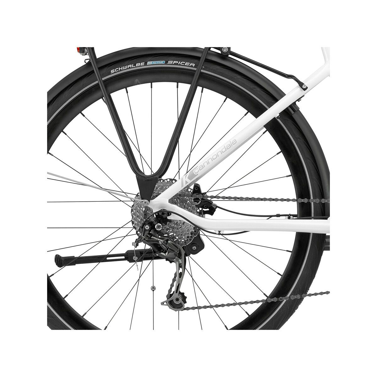 Cannondale Kinneto Equipped Women, white glossy / gray matte + dark gray matte - Bild 4