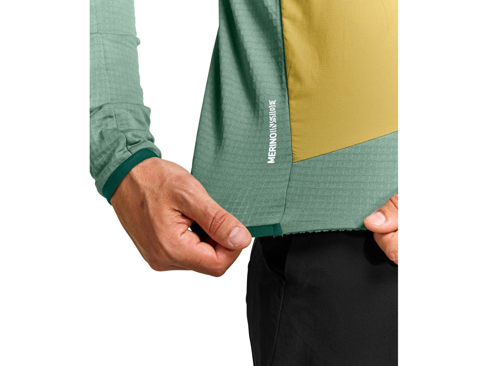 Ortovox Merino Fleece Light Grid Ladiz Hybrid Jacket M, arctic grey - Bild 5