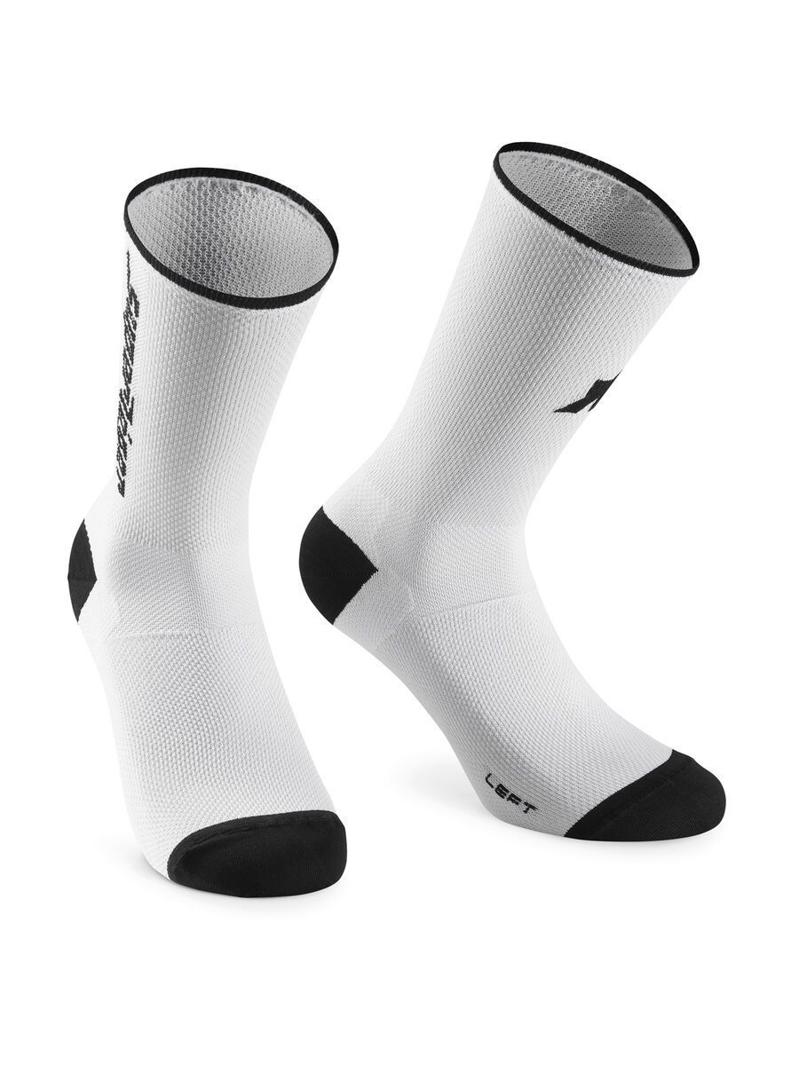 Assos RS Socks Superleger, holy white - Bild 1