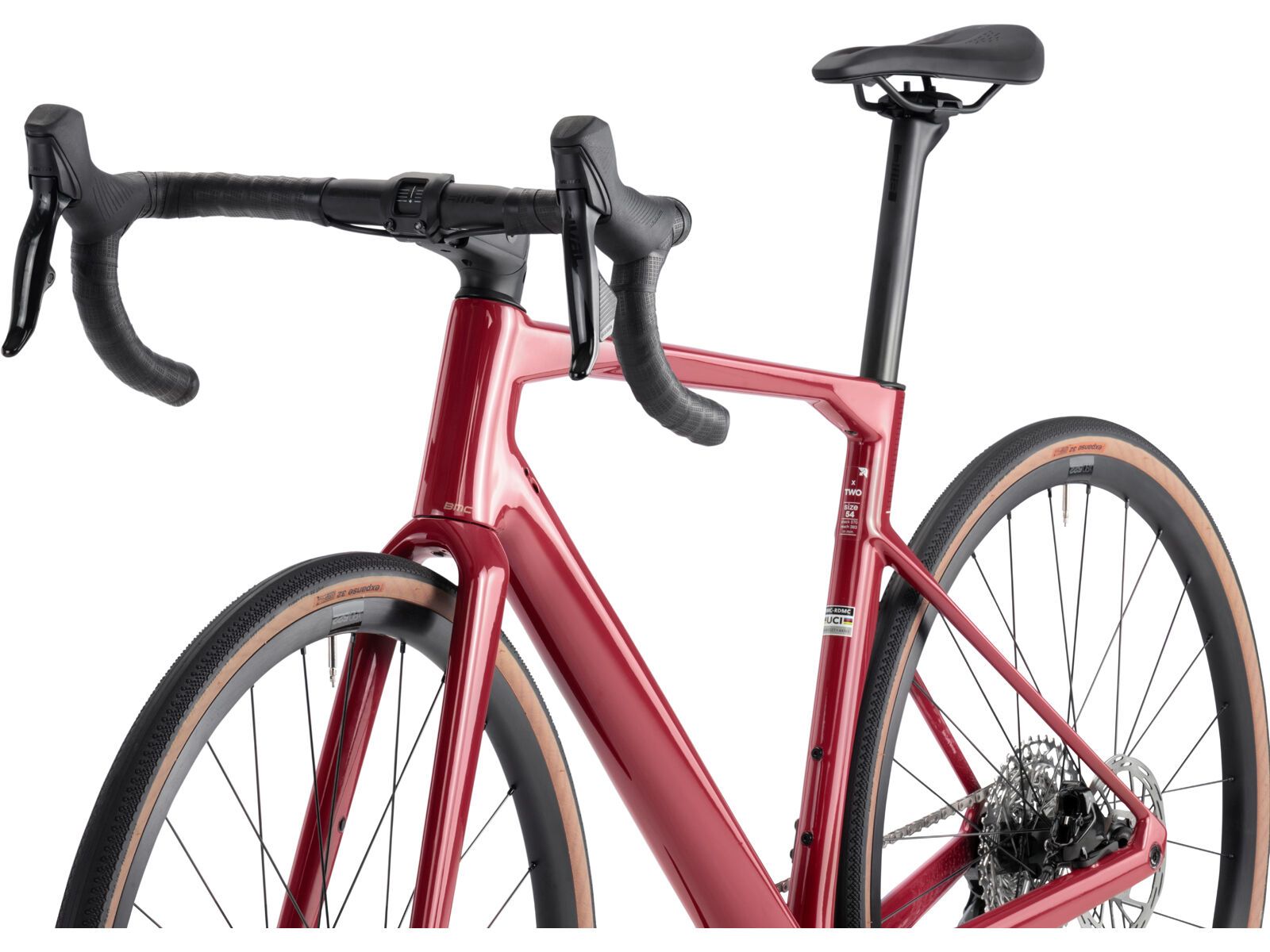 BMC Roadmachine X Two, dark red/sand - Bild 5