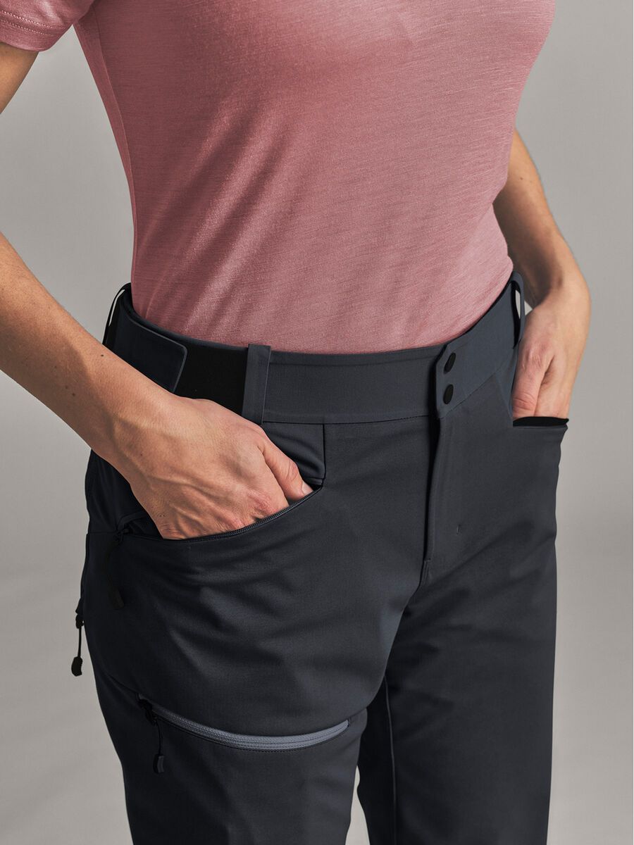 Ortovox Ortler Softshell Plus Pants W, black raven - Bild 7