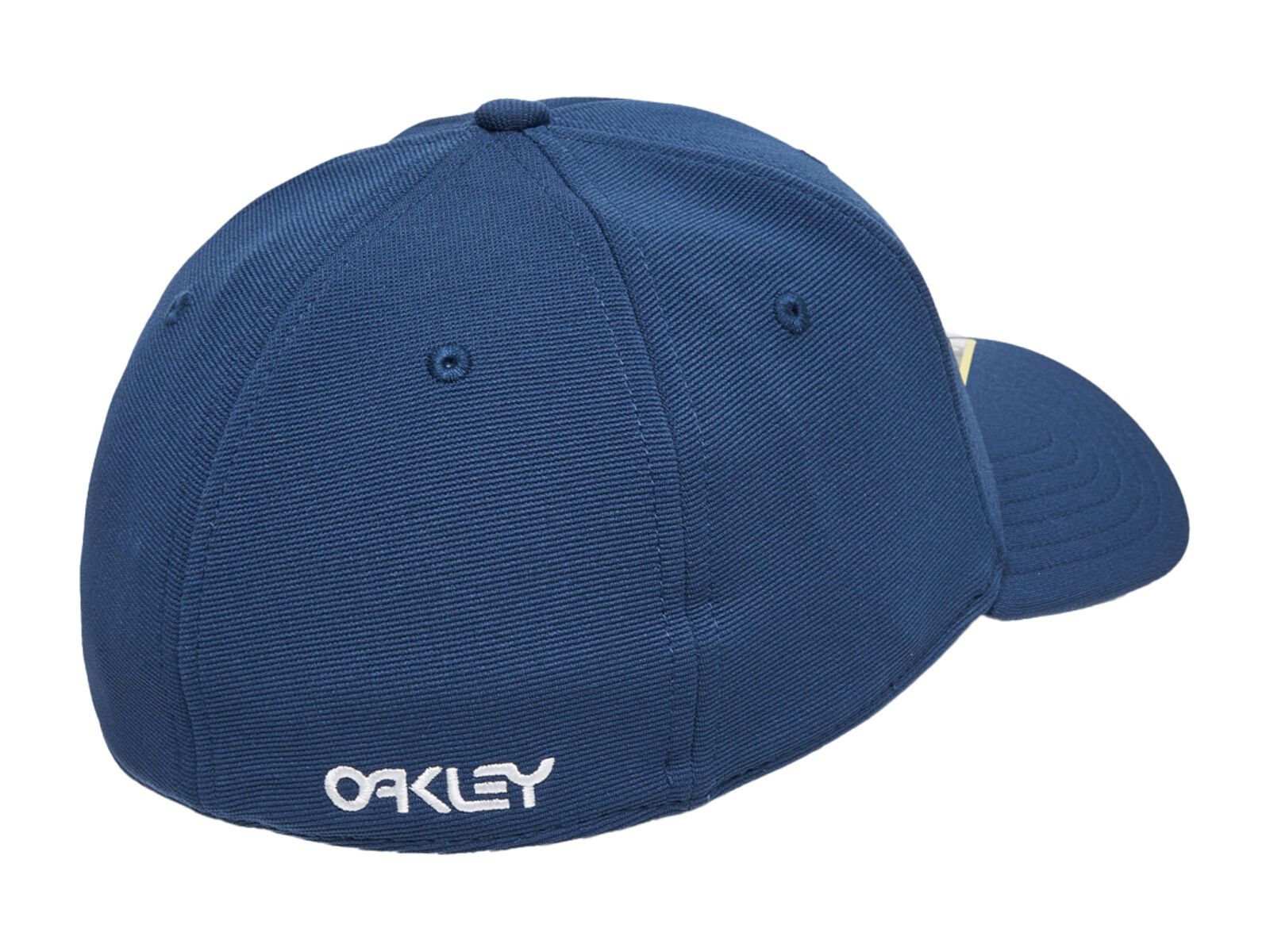 Oakley 6 Panel Stretch Metallic Hat, poseidon/white - Bild 2