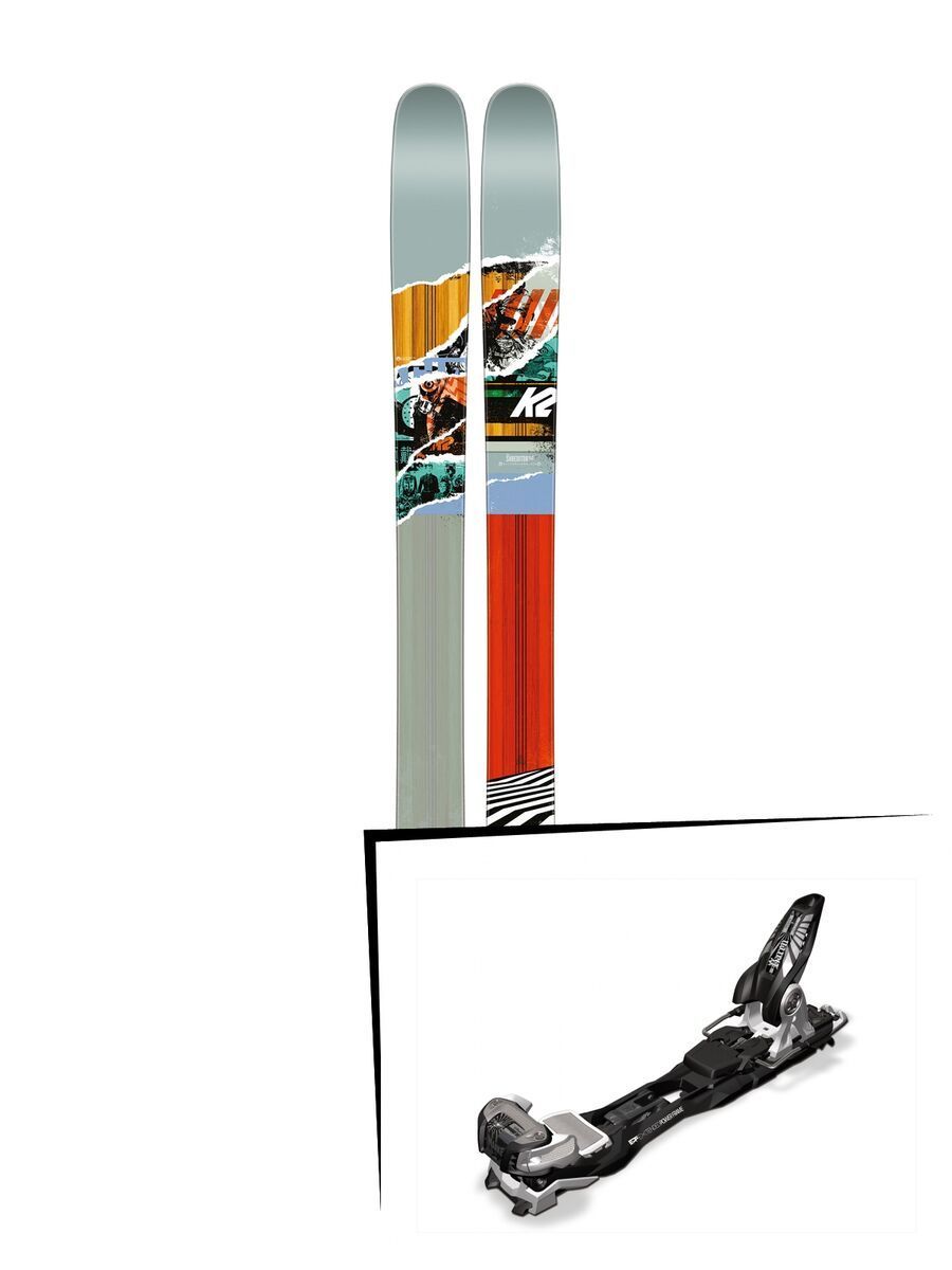 K2 SKI Set: Shreditor 112 2016 + Marker Baron EPF 13 - Bild 1