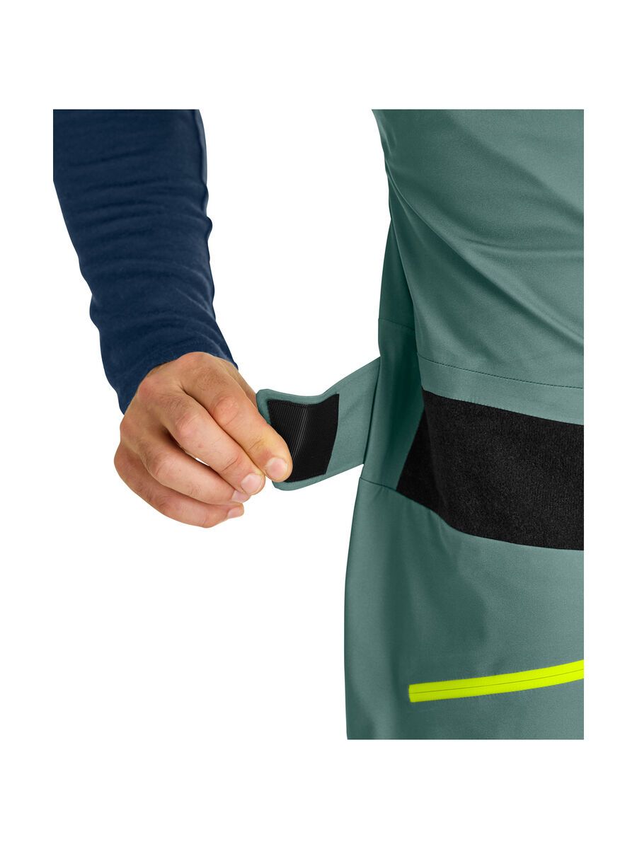 Ortovox 3L Deep Shell Bib Pants M, arctic grey - Bild 3