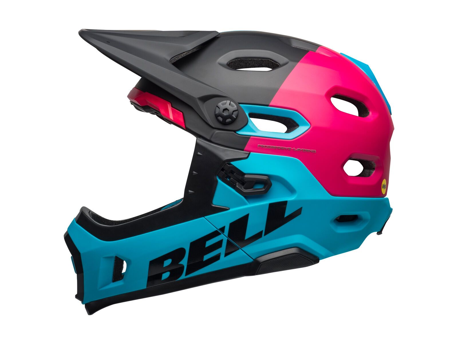 Bell Super DH MIPS, matte/gloss black/berry/blue - Bild 3