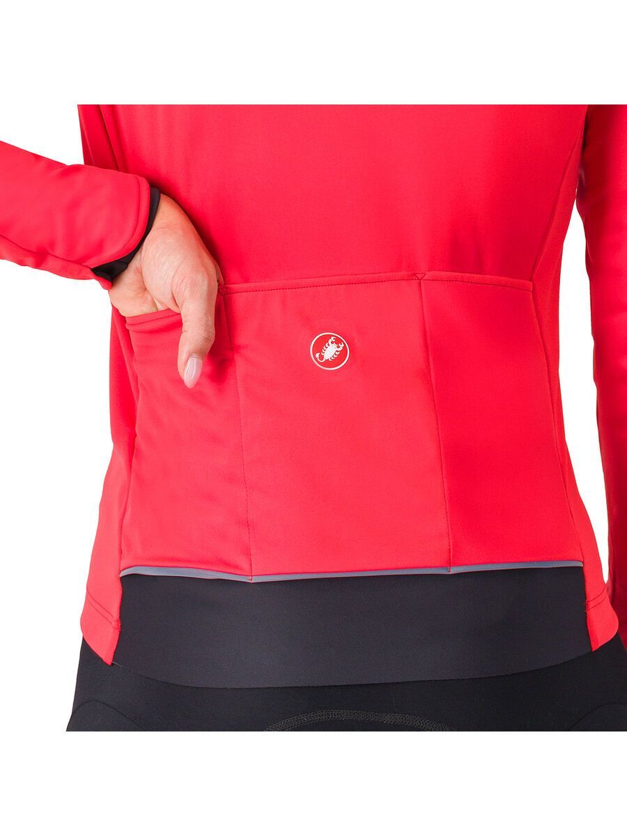 Castelli Alpha 150 W Jacket, hibiscus/black - Bild 5