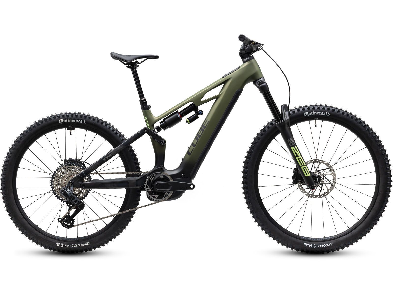 Cube Stereo Hybrid One77 HPC TM 800, reedgreen´n´gills - Bild 1