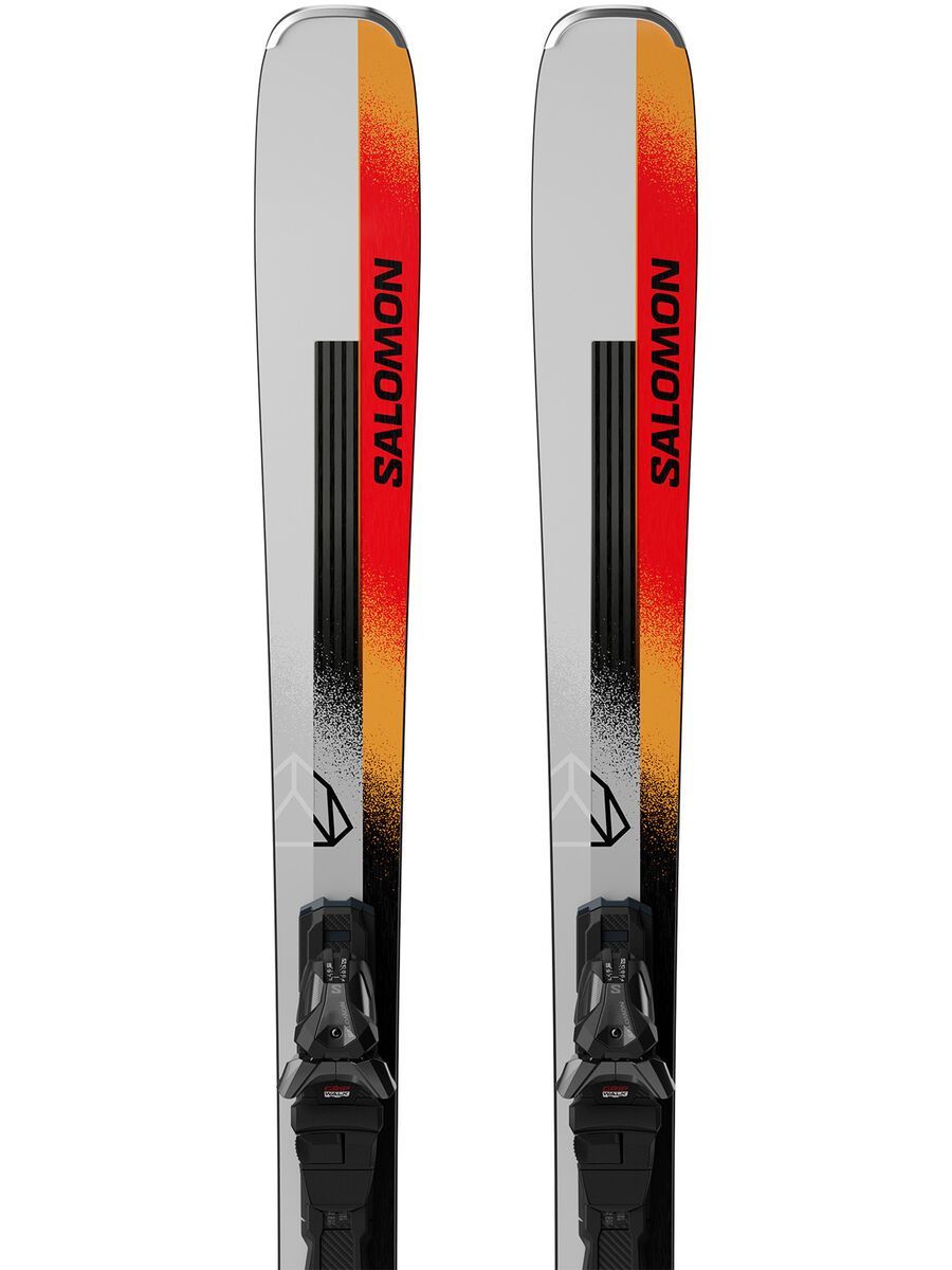 Salomon E Stance 84 + MI12 GW, silver met./neon peach/fiery coral - Bild 3