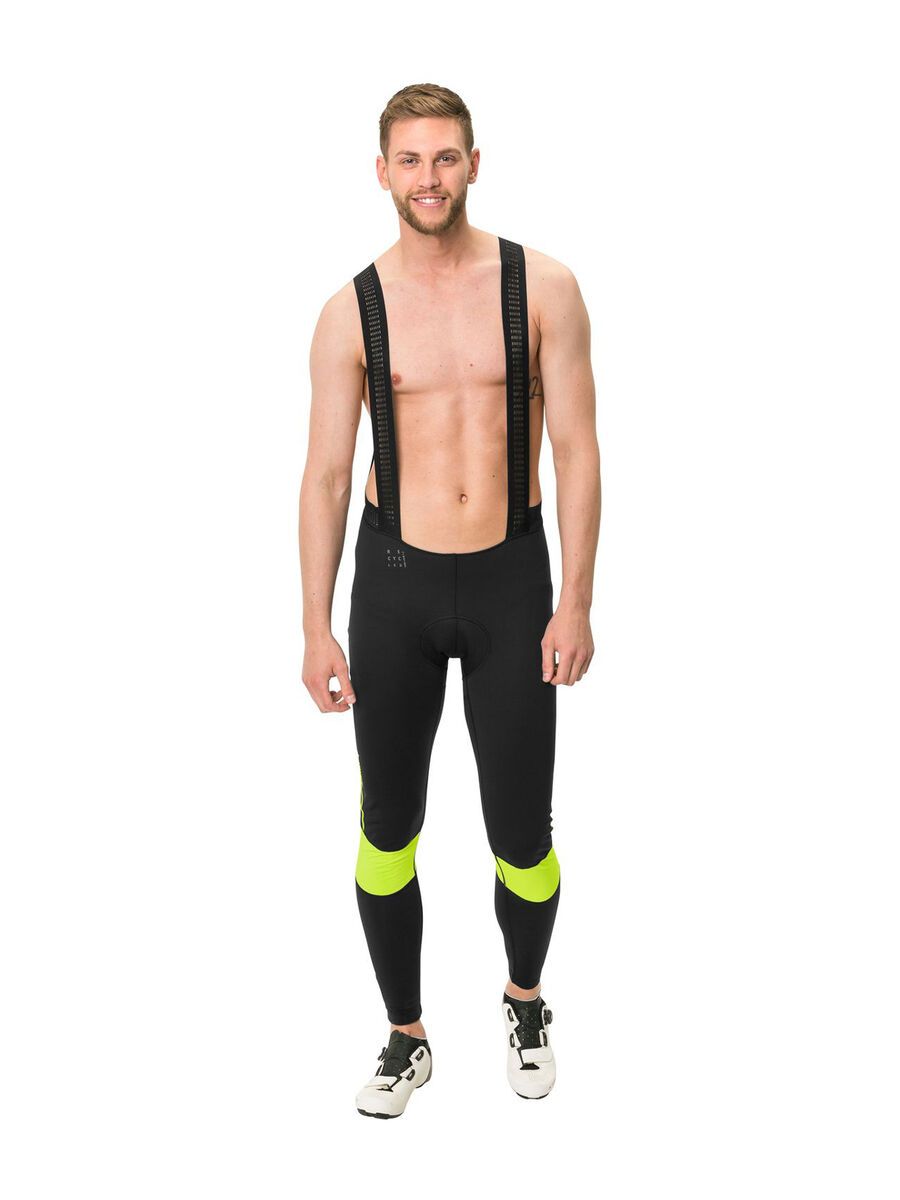 Vaude Men's Kuro Warm Bib Tights, neon yellow - Bild 6