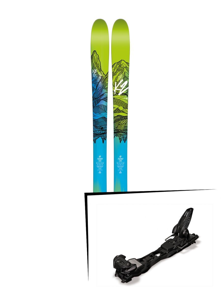 K2 SKI Set: FulLUVit 98 Ti 2016 + Marker Duke EPF 16 - Bild 1