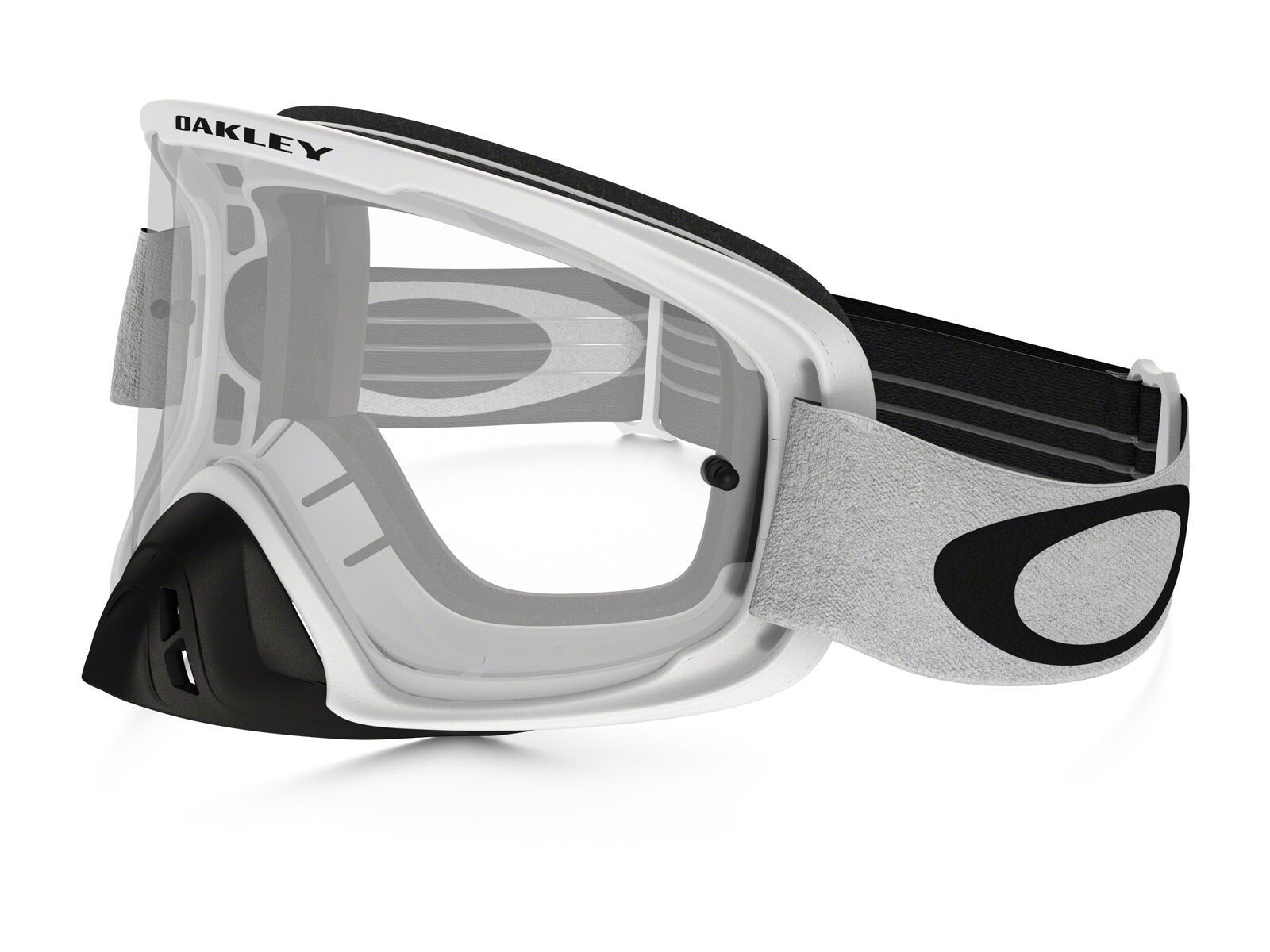 Oakley O2 MX, matte white/Lens: clear - Bild 1