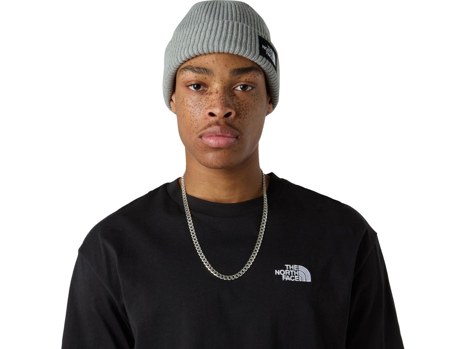 The North Face Salty Lined Beanie, tnf light grey heather - Bild 4