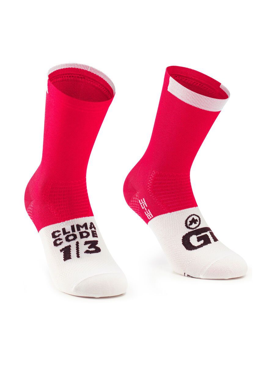 Assos GT Socks C2, lunar red - Bild 1