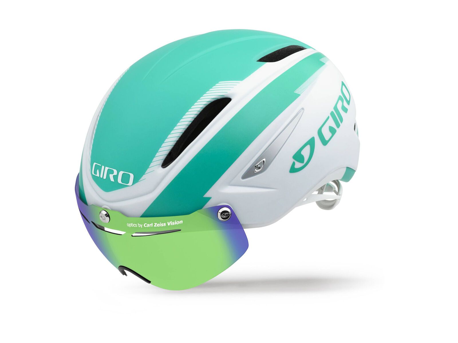 Giro Air Attack Shield, white turqoise - Bild 1