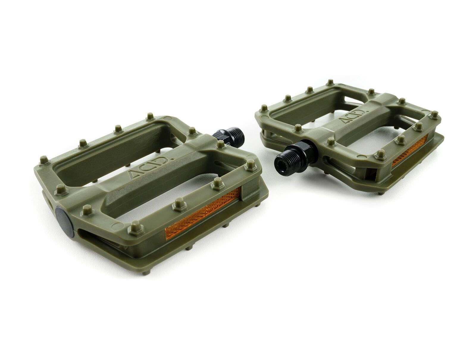 Cube Acid Pedale Flat C3-ZP, olive green - Bild 2