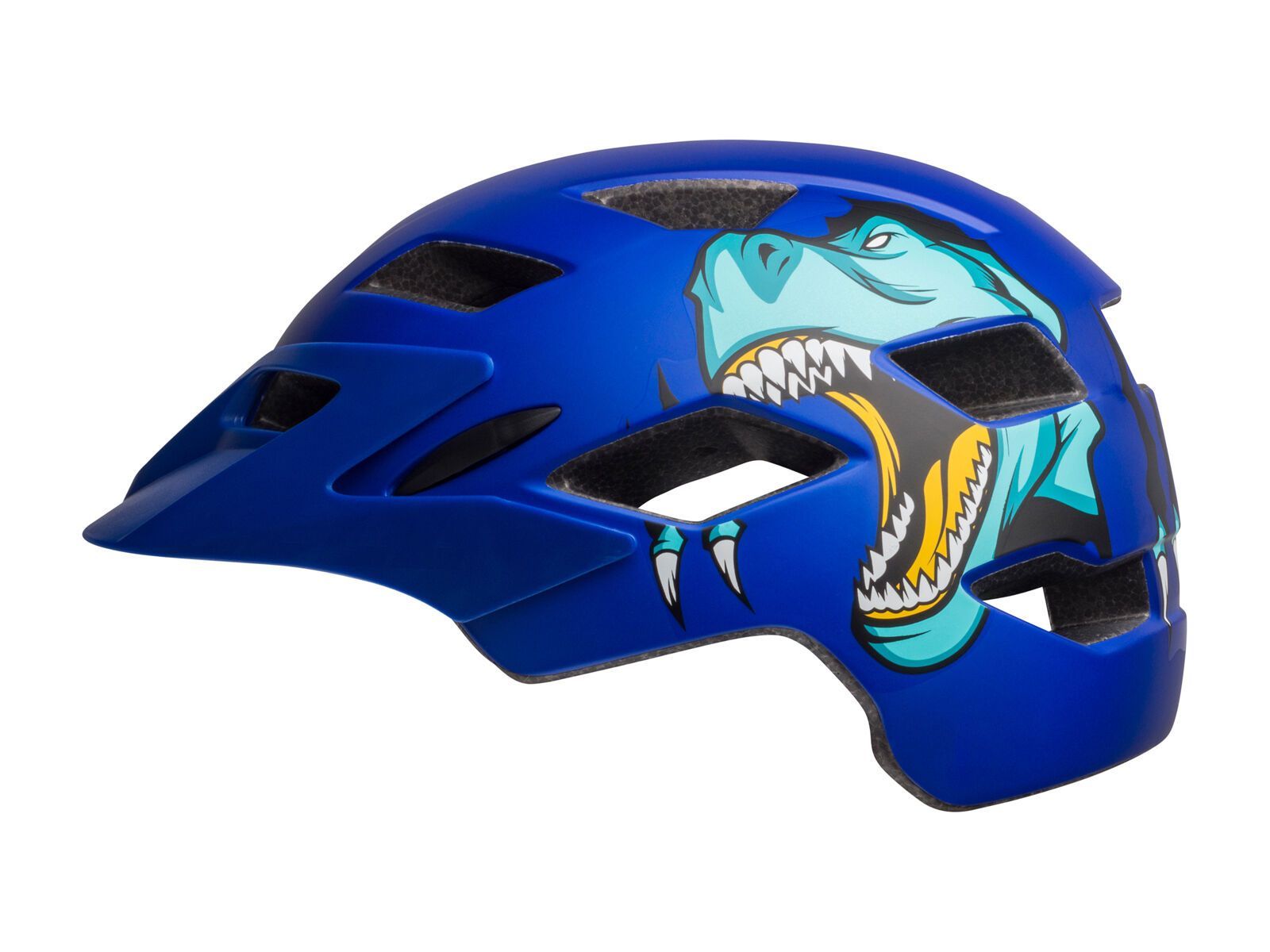 Bell Sidetrack Youth T-Rex, t-rex matte blue - Bild 4