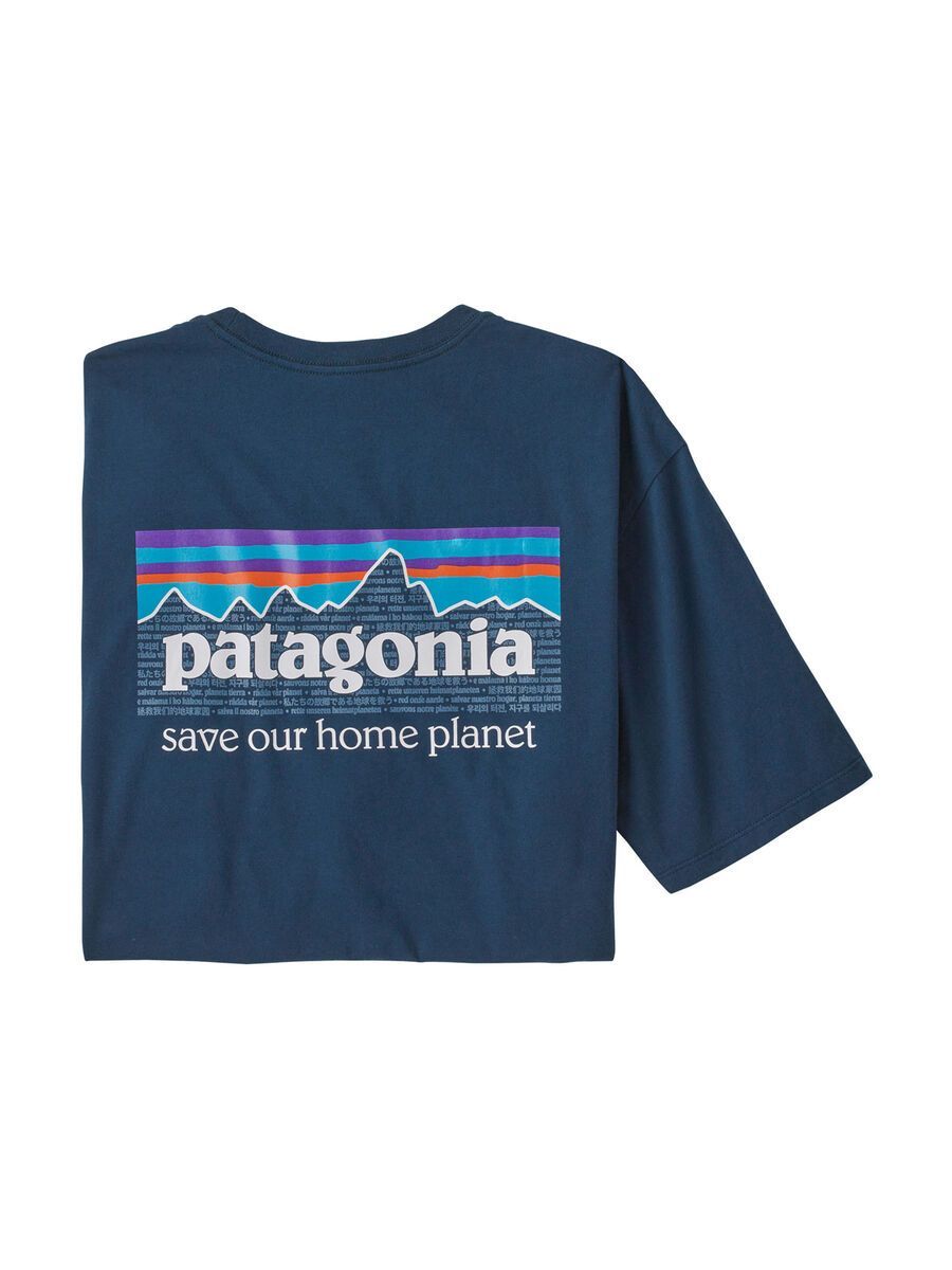 Patagonia Men's P-6 Mission Organic T-Shirt, tidepool blue - Bild 1