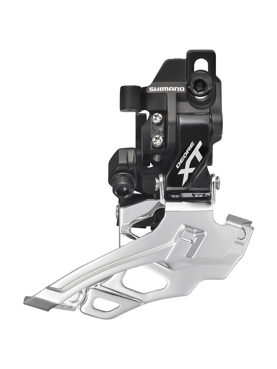 Shimano Umwerfer Deore XT FD-M786 2x10 Down Swing - Direct-Mount, Top-Pull, schwarz - Bild 1