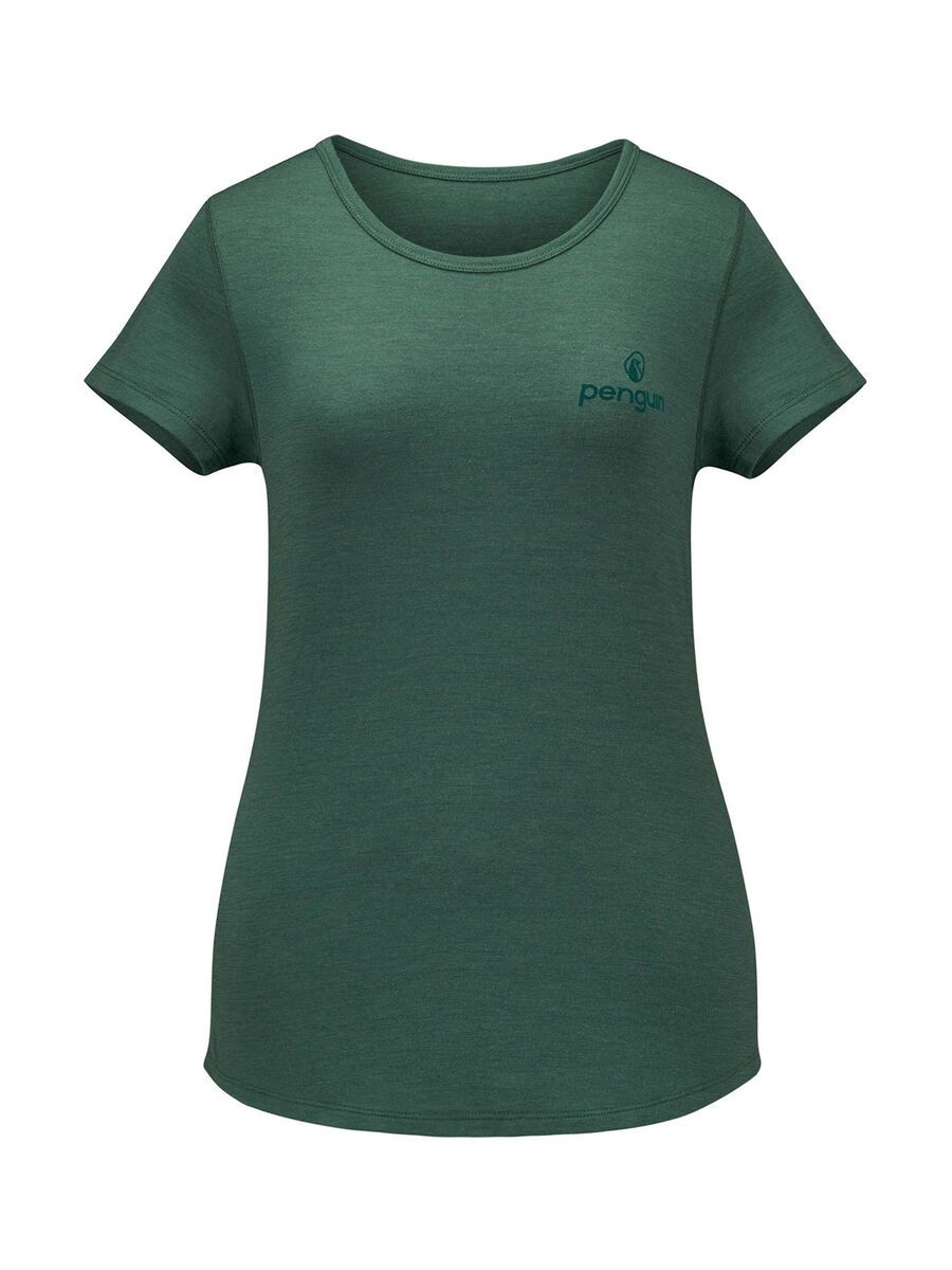 Penguin Frauen Merino Stretch T-Shirt, fender green - Bild 1