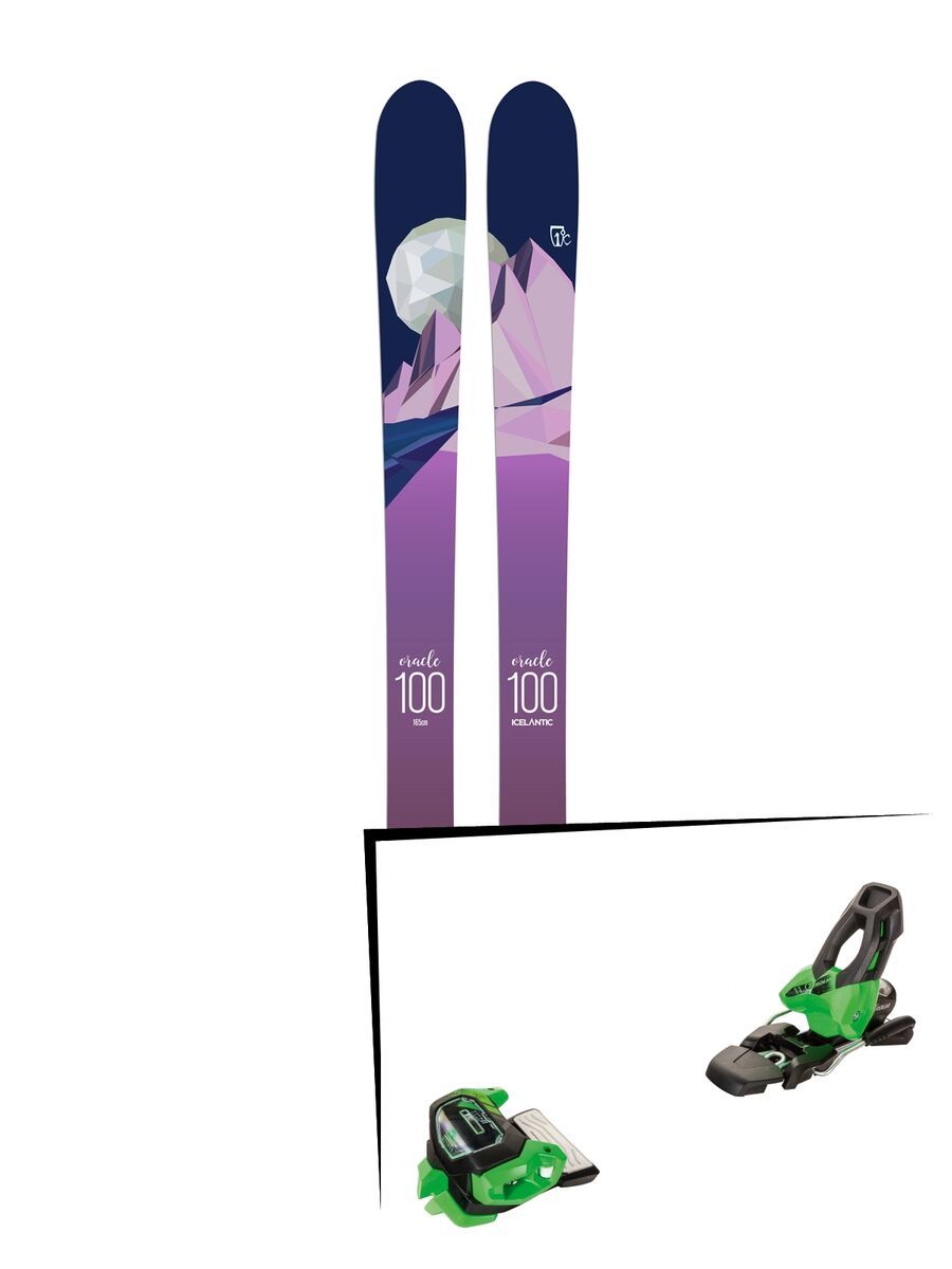 Set: Icelantic Oracle 100 2018 + Tyrolia Attack² 11 GW green - Bild 1