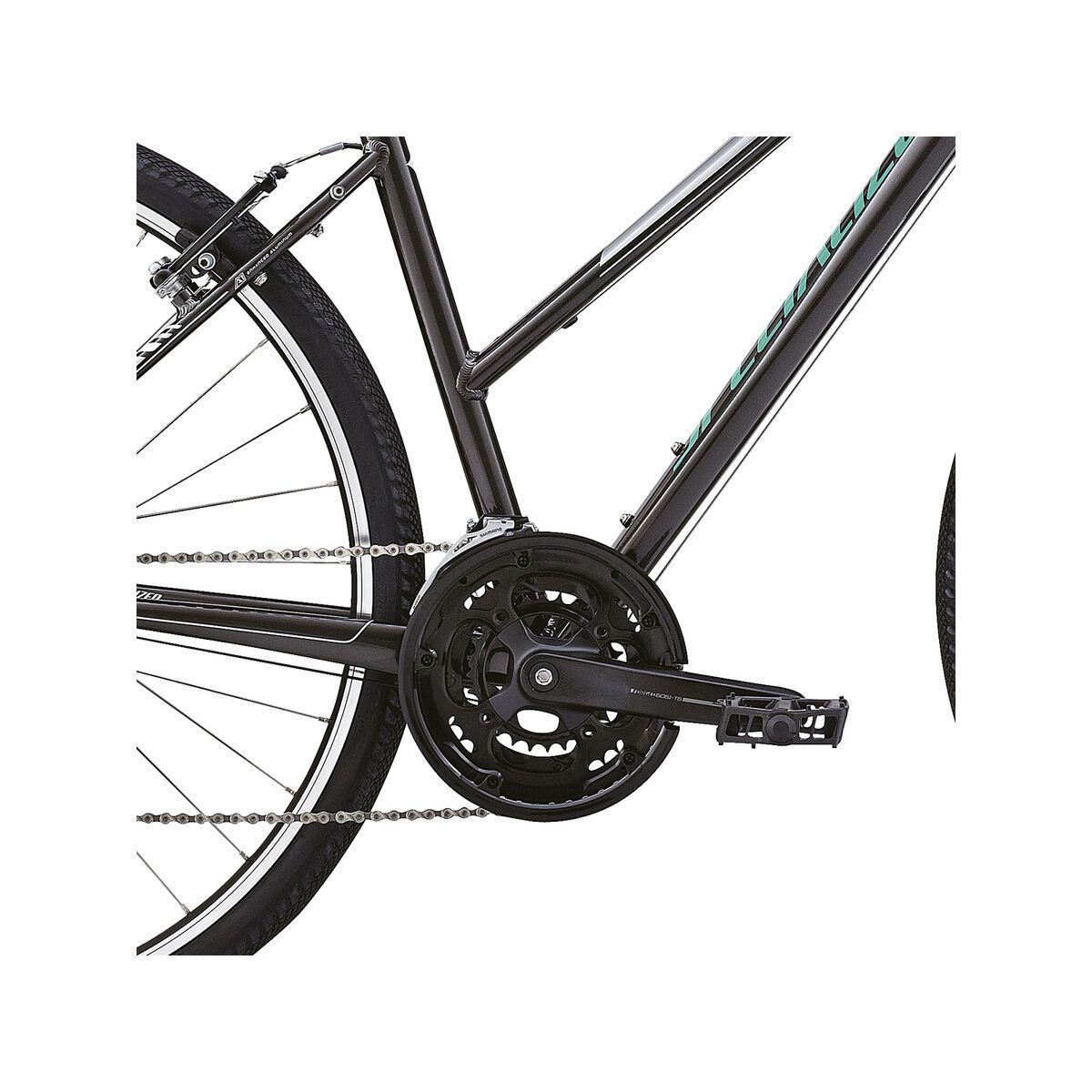 Specialized Ariel Step Through, gloss charcoal/white/silver/emerald - Bild 3