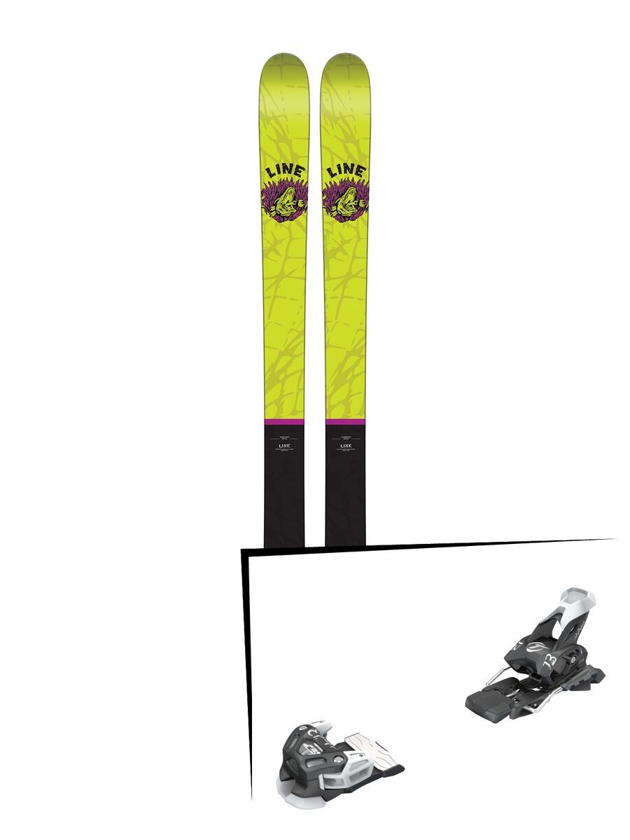 Set: Line Gizmo 2017 + Tyrolia Attack 13 85 mm, solid black white - Skiset - Bild 1