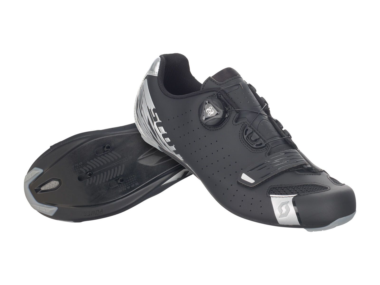 Scott Road Comp Boa Shoe, matt black/silver - Bild 1
