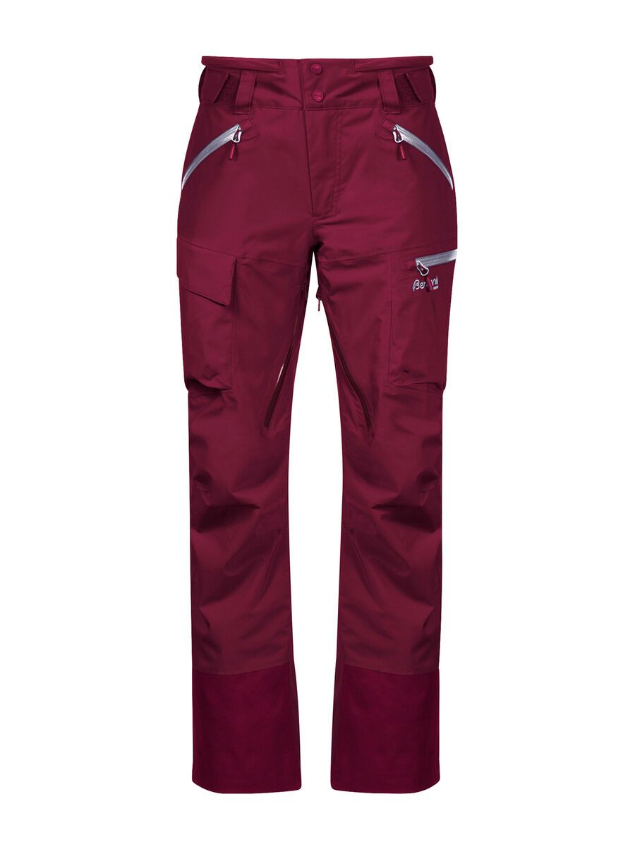 Bergans Hafslo Insulated Lady Pant, beet red/silver grey - Bild 1