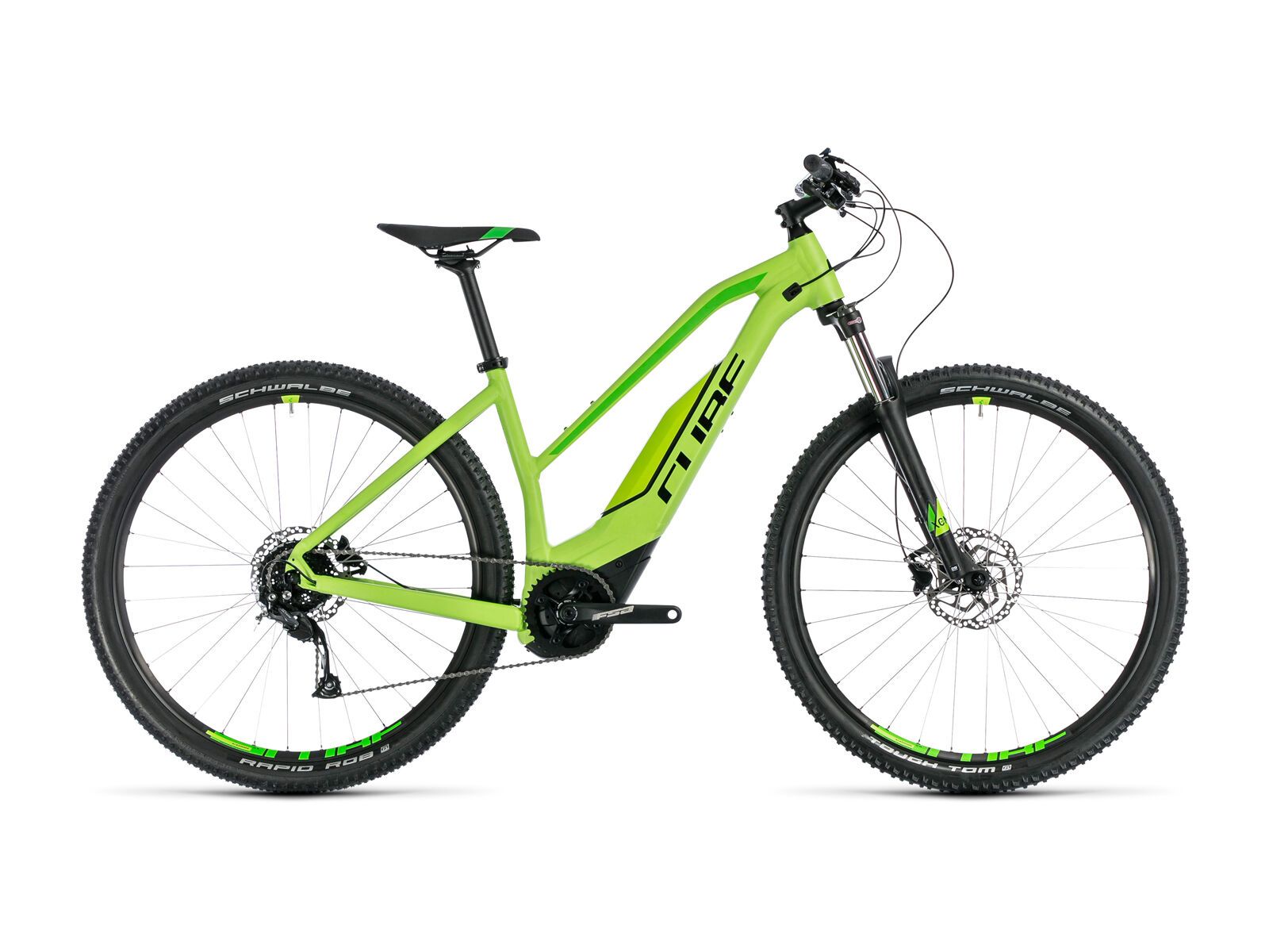 Cube Acid Hybrid ONE 400 29 Trapeze, green´n´black - Bild 1