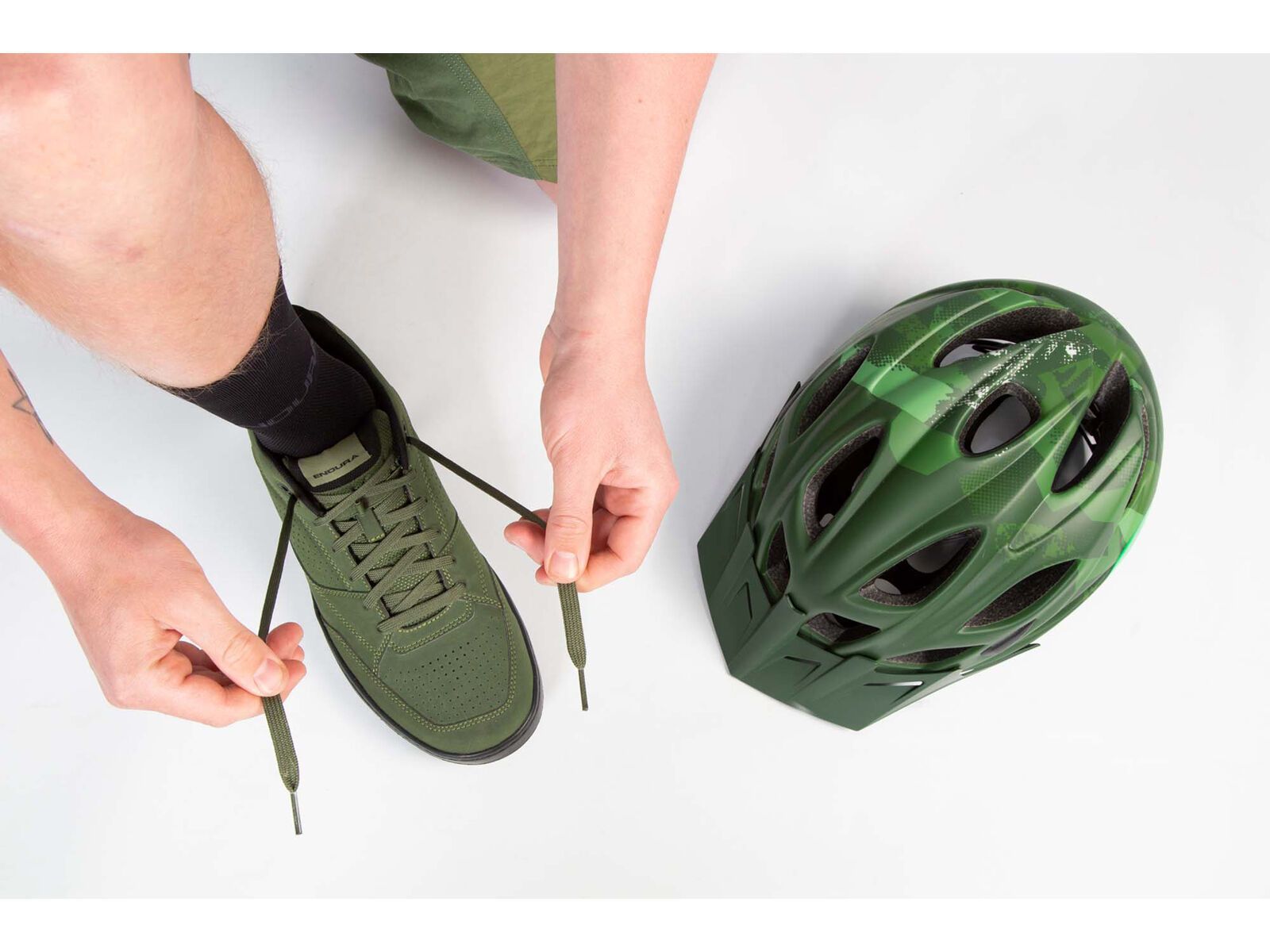 Endura Hummvee Flat Pedal Schuh, olivgrün - Bild 9