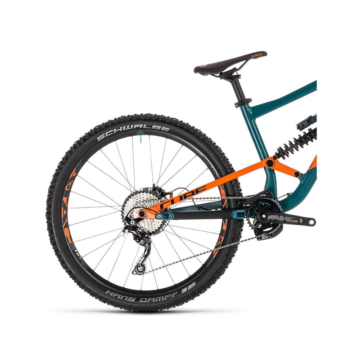 Cube Hanzz 190 Race 27.5, pinetree´n´orange - Bild 4