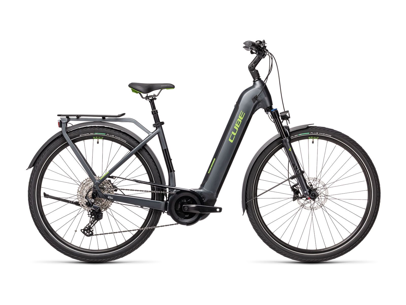 Cube Touring Hybrid EXC 500 Easy Entry, iridium´n´green - Bild 1