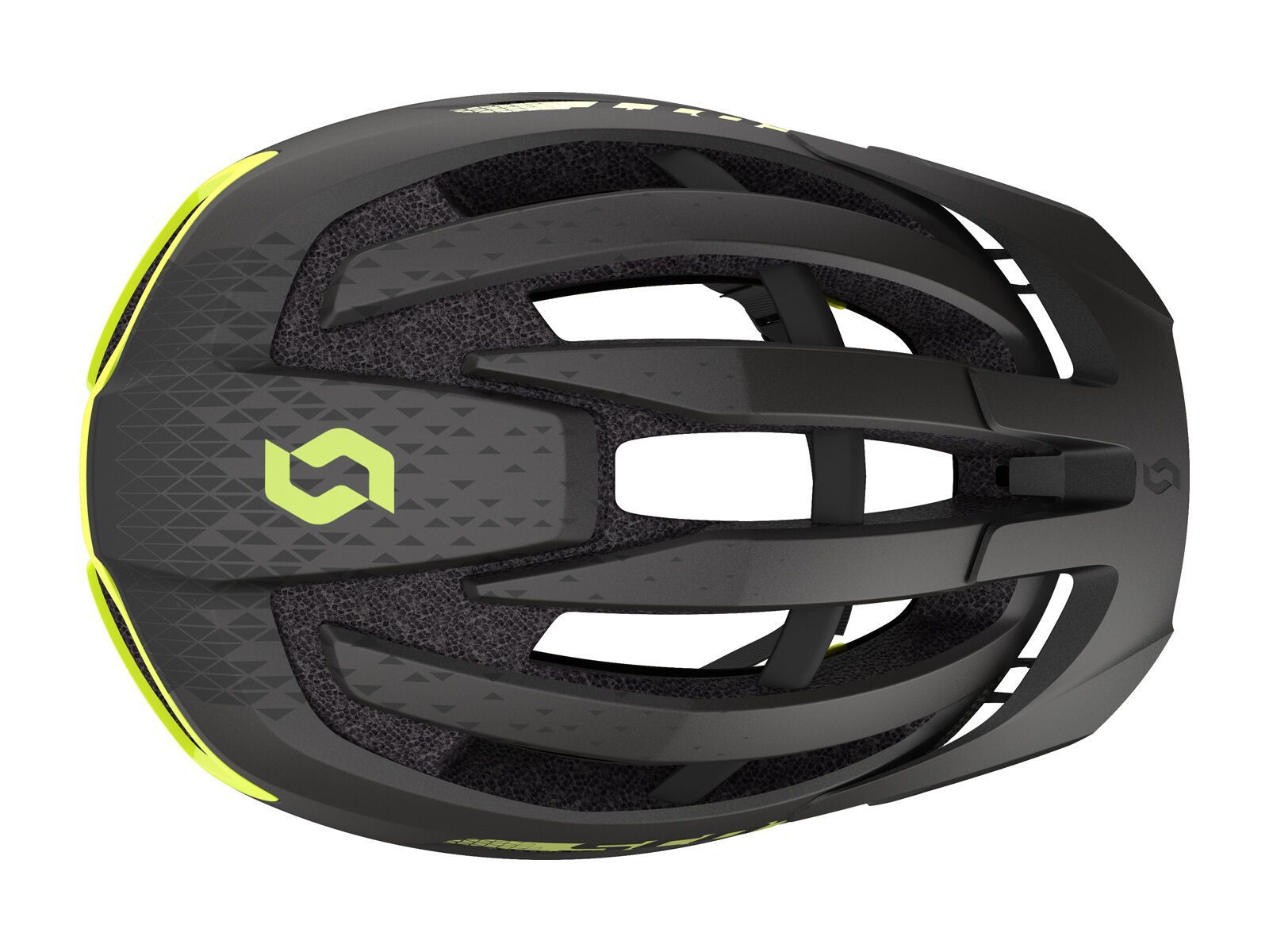 Scott Fuga Plus Helmet, dark grey/radium yellow - Bild 4