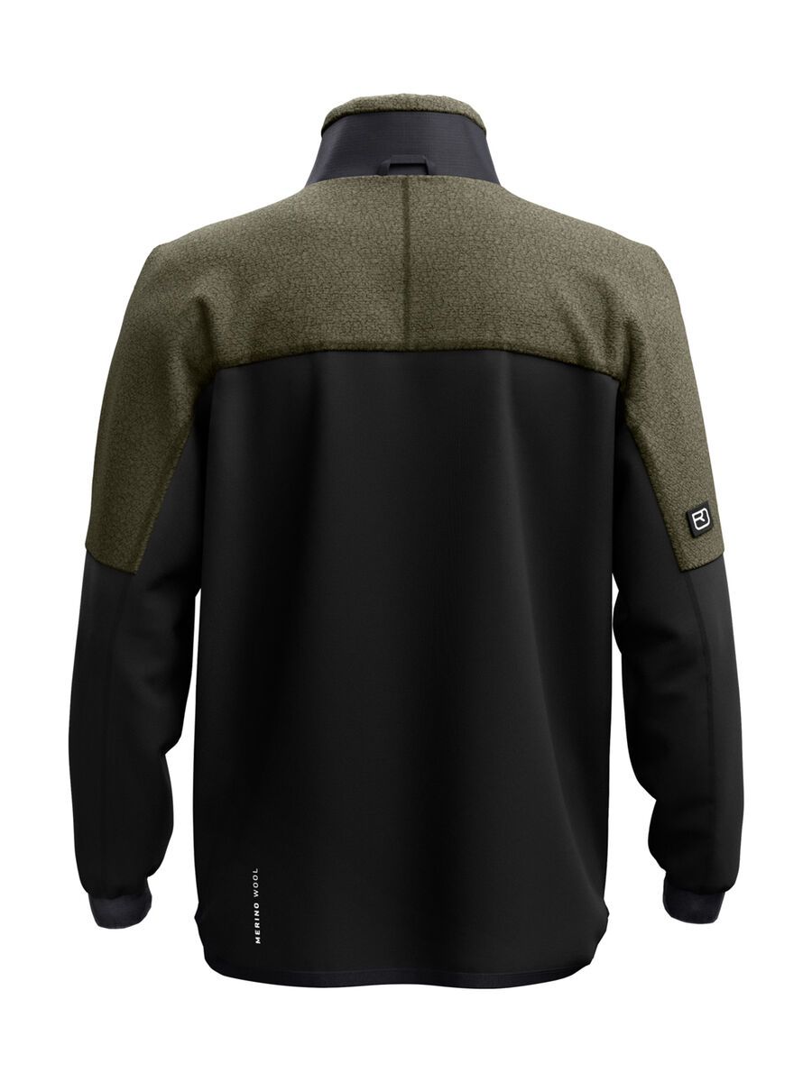 Ortovox Merino Fleece Teddy Jacket M, dark wild herbs - Bild 2