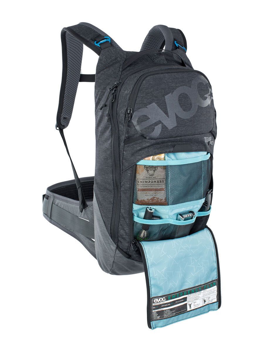 Evoc Trail Pro 10l - L/XL, black/carbon grey - Bild 5