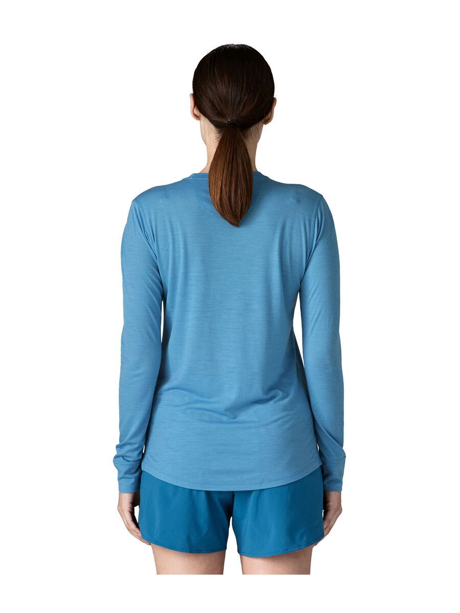 Patagonia Women's Long-Sleeved Capilene Cool Merino Blend Graphic Shirt Strata Stripe, shore blue - Bild 4