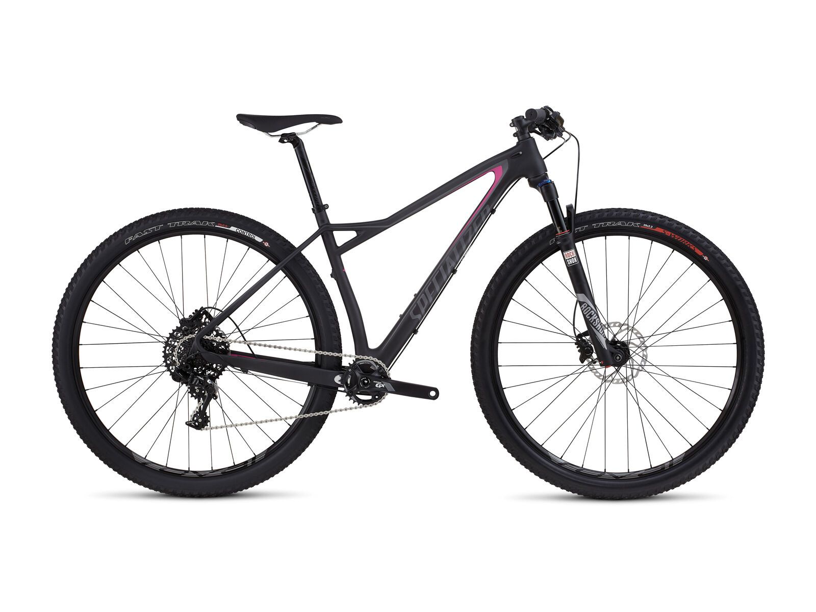 Specialized Fate Comp Carbon 29, satin carbon/charcoal/bright pink - Bild 1