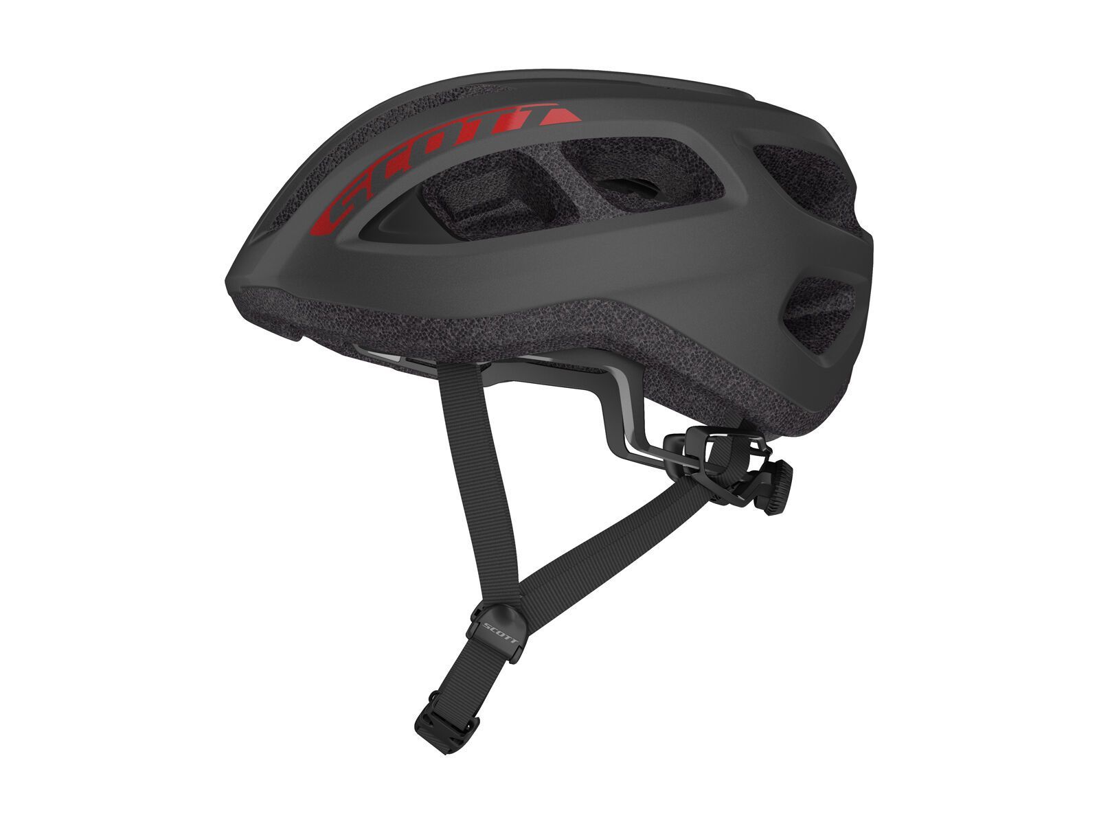 Scott Supra Road Helmet, dark grey/red - Bild 2