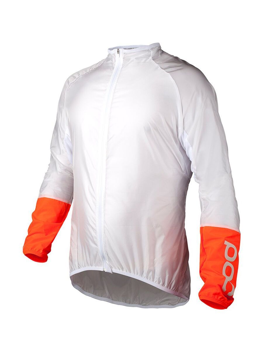 POC AVIP Light Wind Jacket, hydrogen white/zink orange - Bild 1