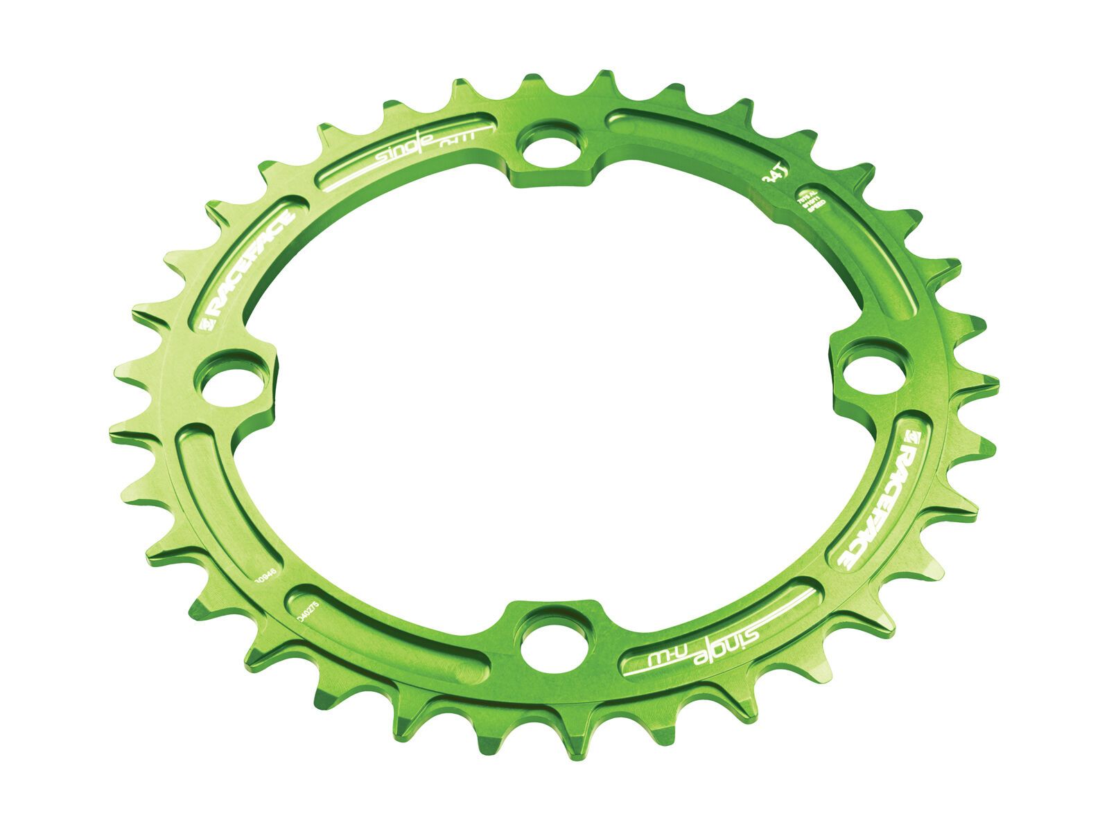 Race Face Single Ring Narrow Wide - LK 104, green - Bild 2