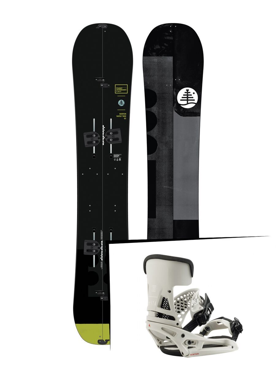 Set: Burton Family Tree Flight Attendant X Split 2019 + Burton Malavita EST vape cloud - Bild 1