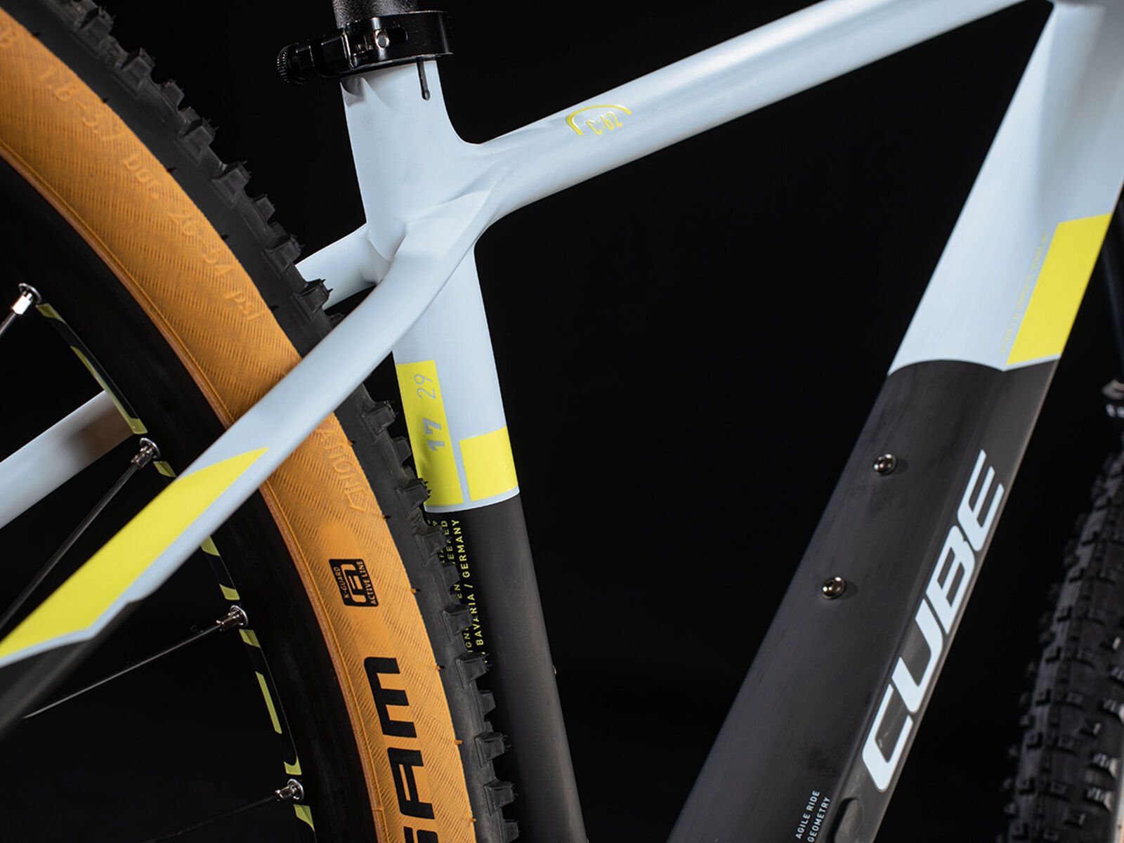 Cube Access WS C:62 Pro 29, lightblue´n´lime - Bild 4