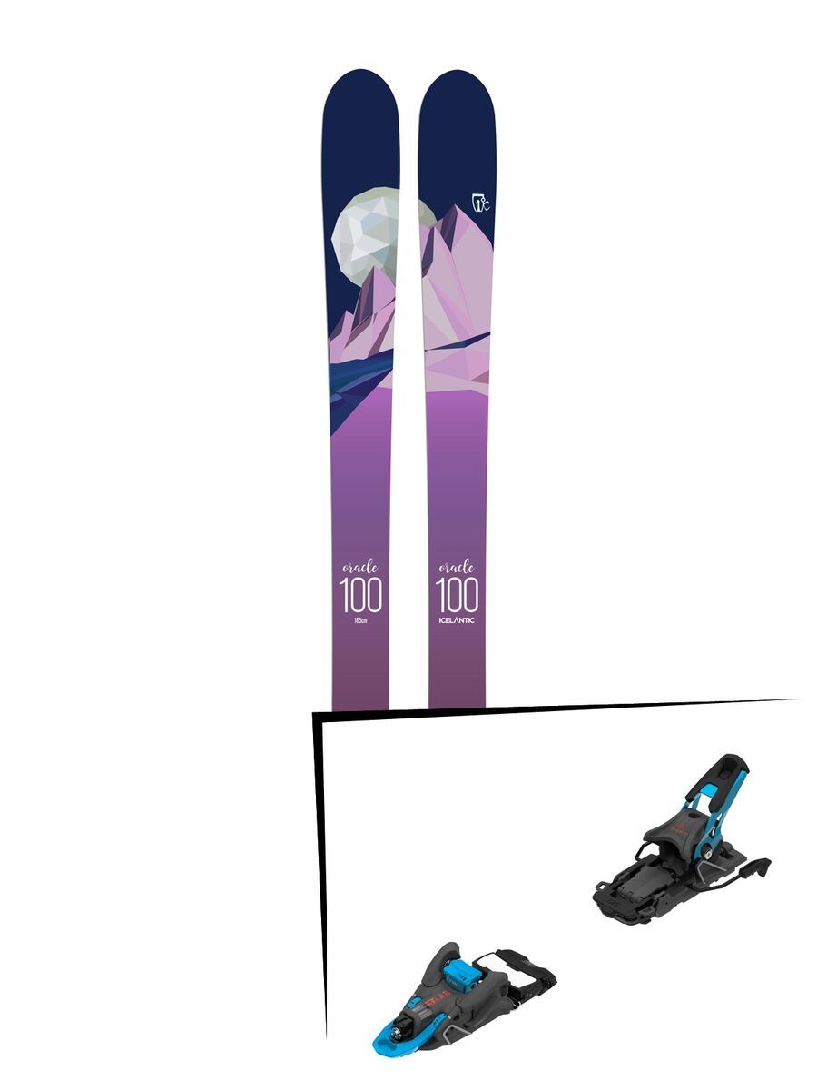 Set: Icelantic Oracle 100 2018 + Salomon S/Lab Shift MNC blue/black - Bild 1