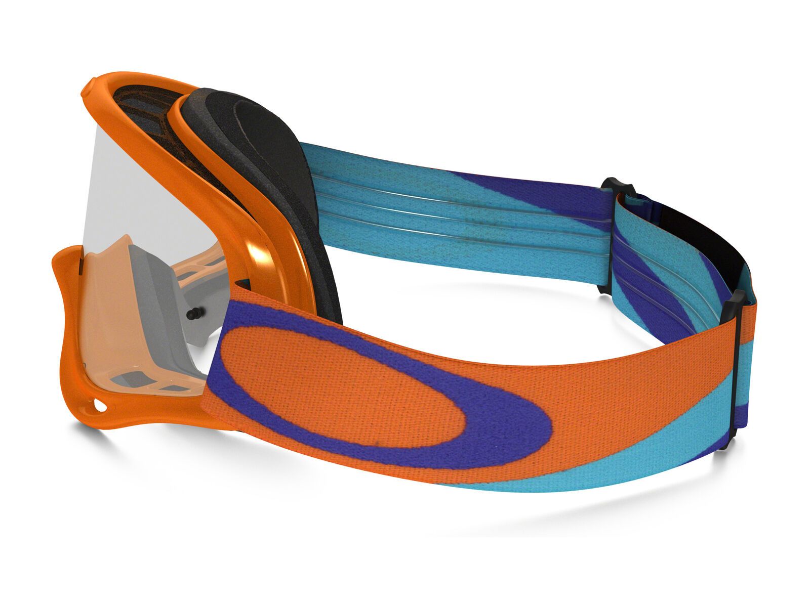 Oakley O-Frame MX XS Heritage Racer Goggle, bright orange/Lens: clear - Bild 4