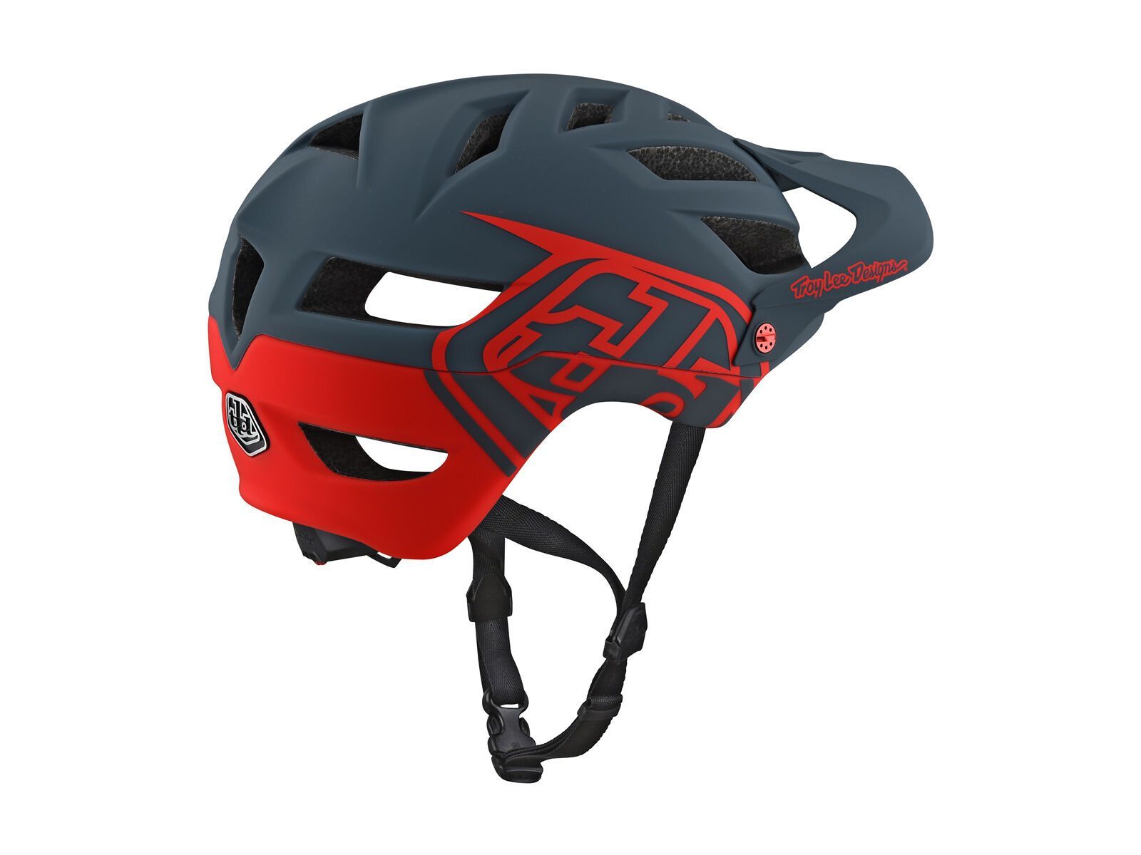 TroyLee Designs A1 Drone Helmet, gray/red - Bild 3